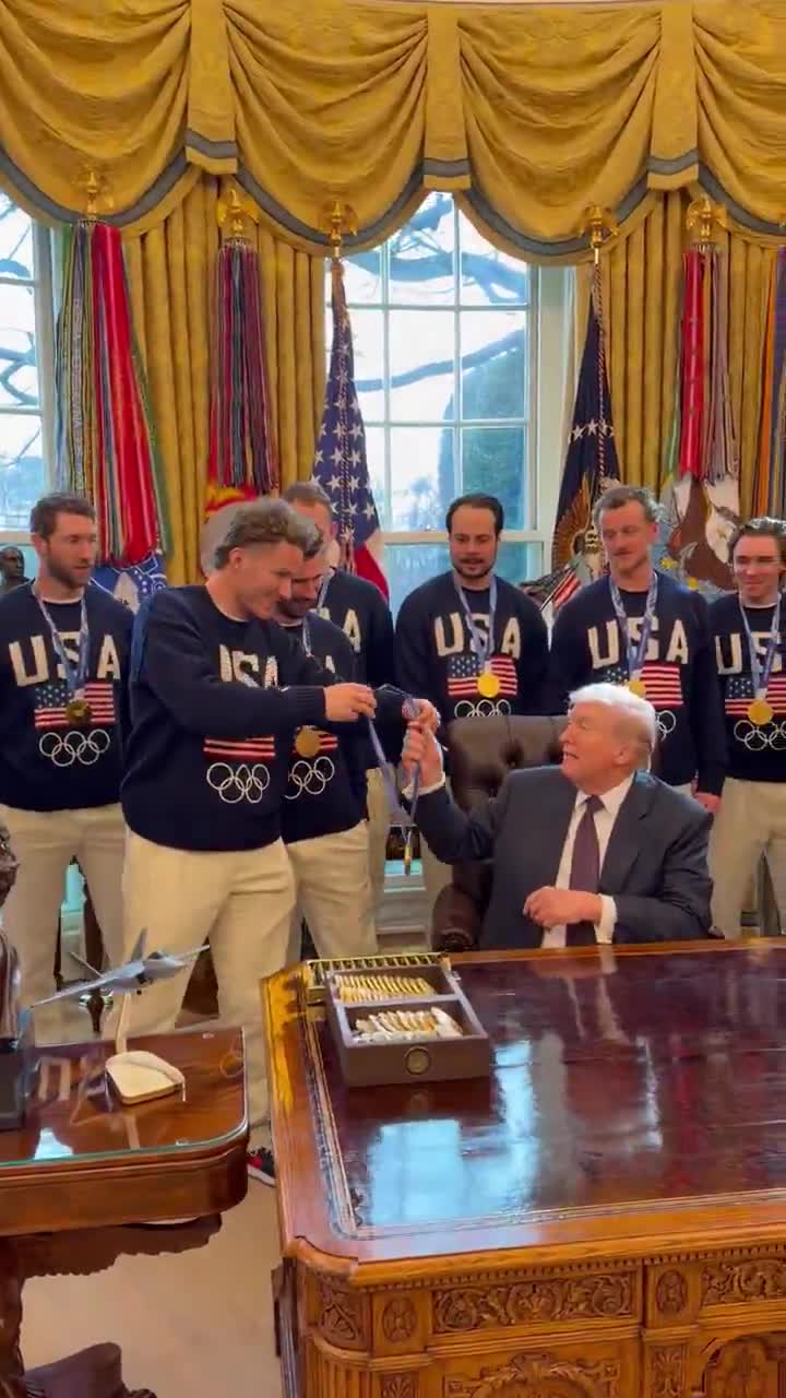 Matthew Tkachuk has @POTUS put on his ...