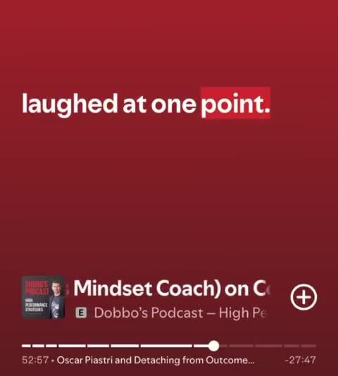 Oscar mindset