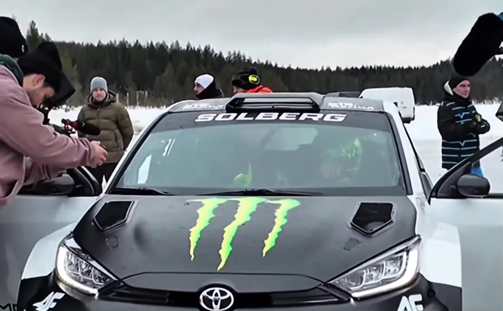 lando made his ice rally debut at the mo...