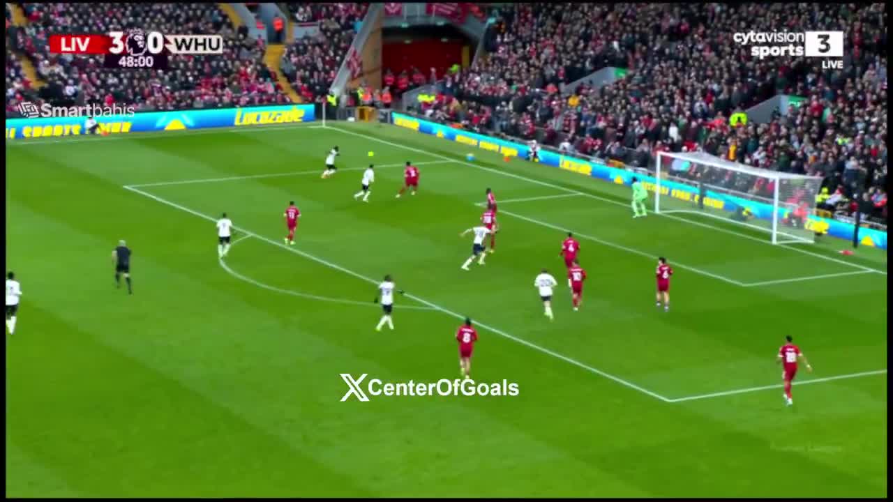 Tomáš Souček Liverpool 3-1 West Ham