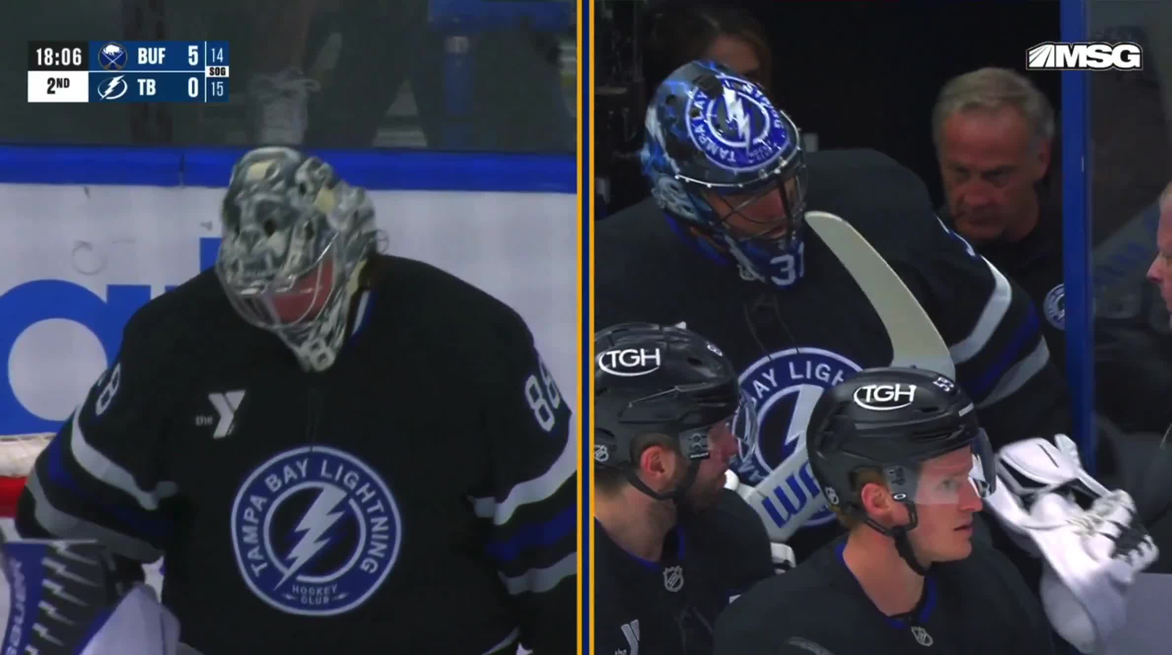 The Sabres have chased Andrei Vasilevski...