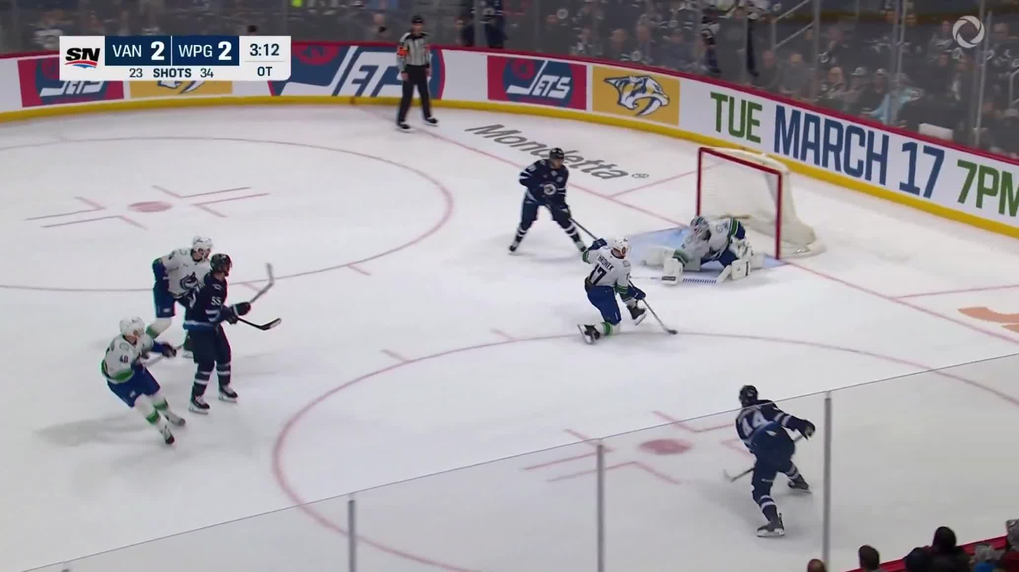 Josh Morrissey returns to the lineup and wins it in OT for the Jets