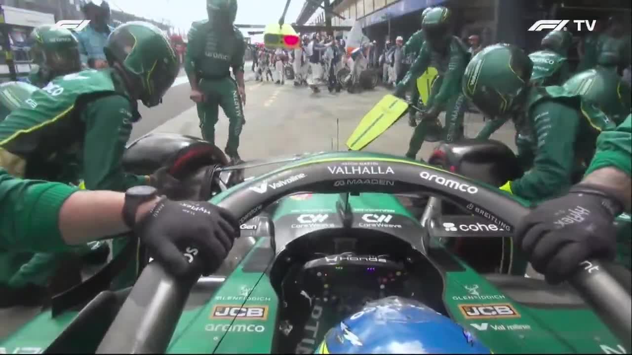 Fernando Alonso’s extremely slow pit stop