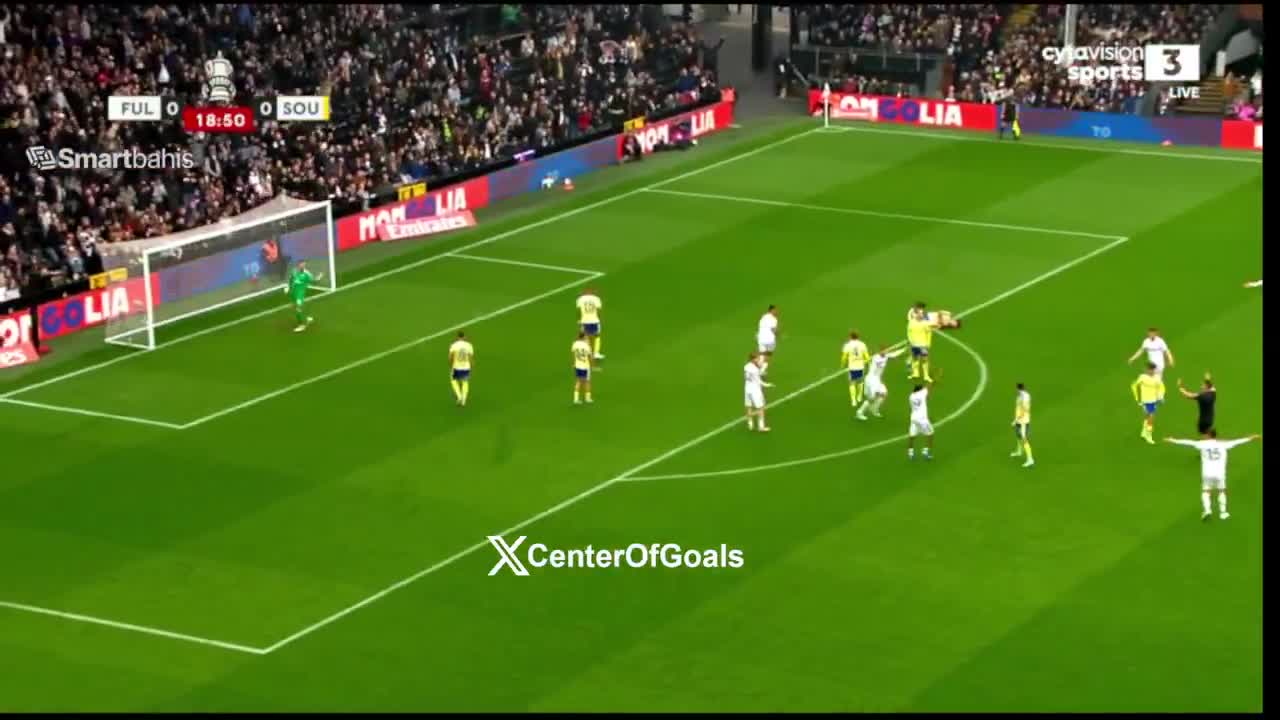 THE REFEREE HAS DISALLOWED FULHAM'S GOAL...