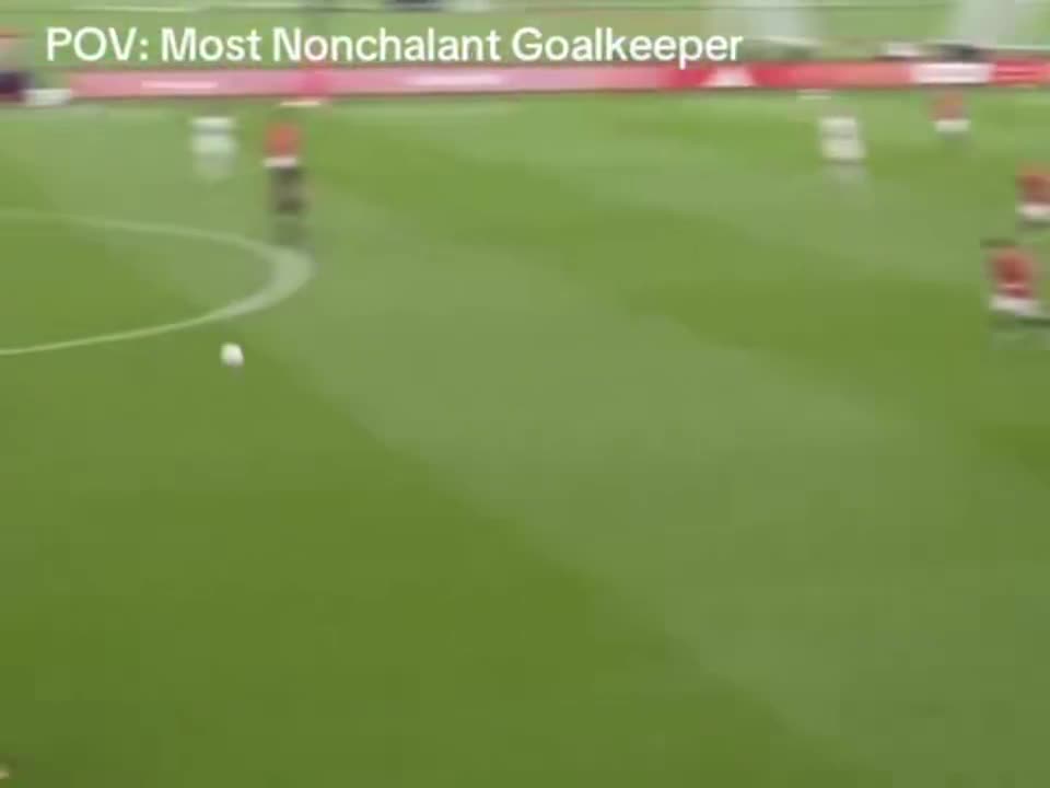Our U18s goalkeeper is ridiculous in pos...