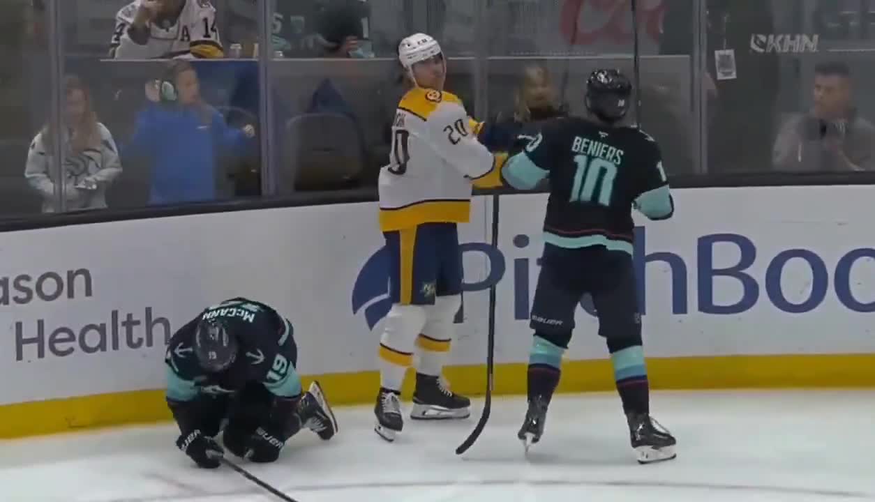 Justin Barron with a dangerous cross-che... (1)
