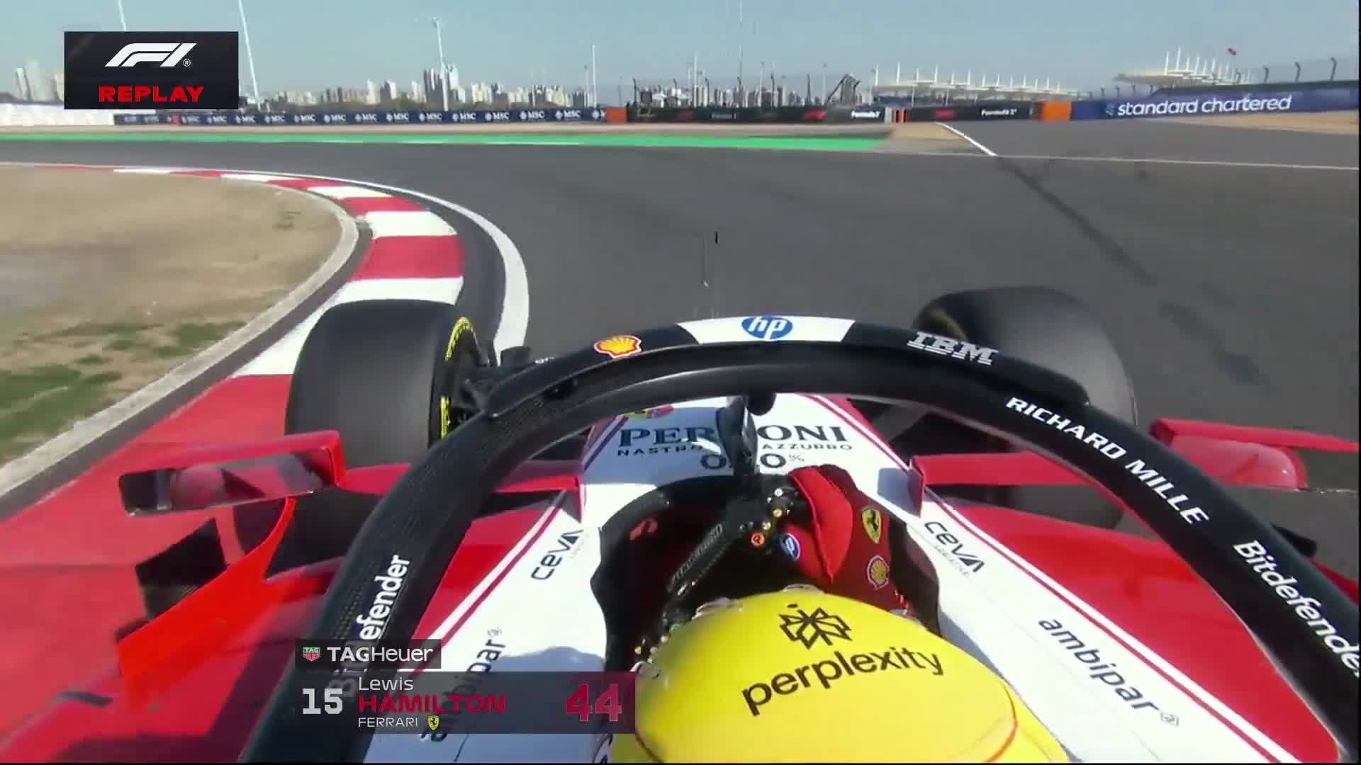 Quite a slide for Lewis Hamilton in the ...