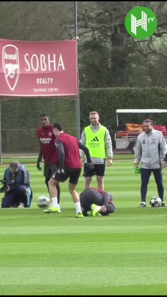 Even in training Gabriel takes no prison...