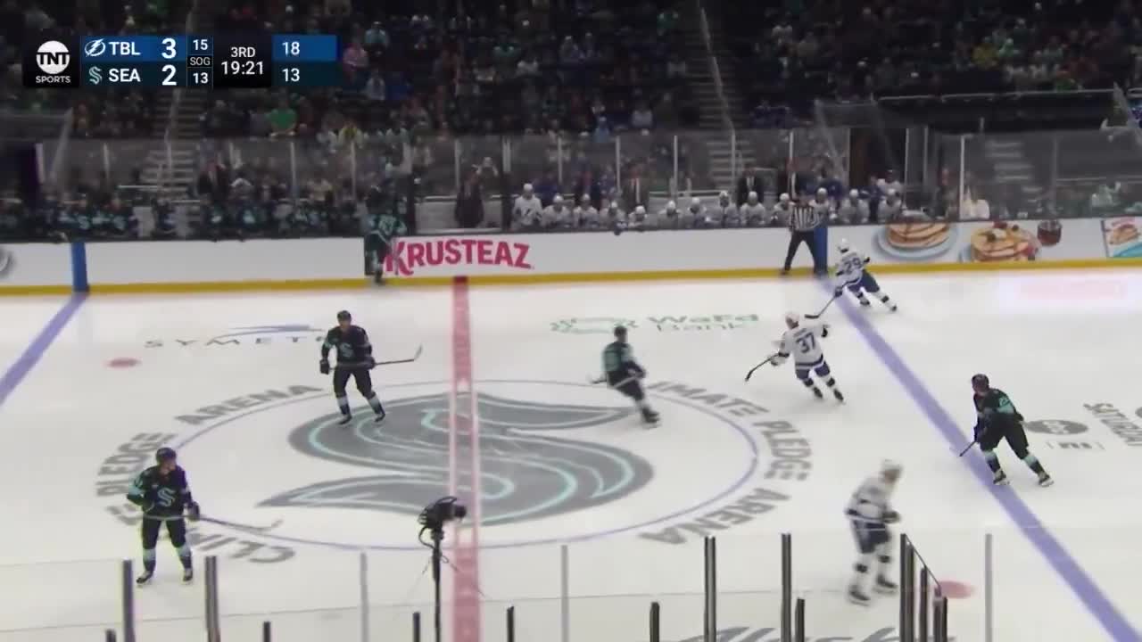 Gourde laid a huge hit on Meyers... and Meyers got up to defend himself, dropping the gloves with Gourde