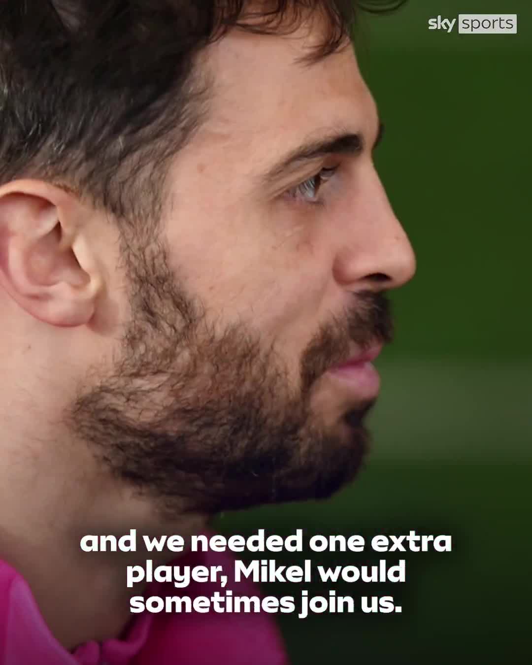 Bernardo Silva reflects on the impact Mikel Arteta had while at Manchester City