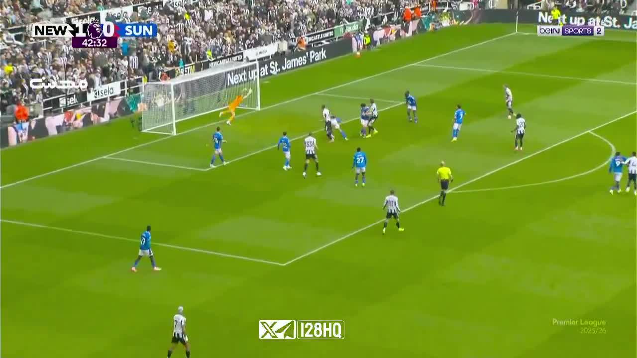 NEWCASTLE HIT THE POST