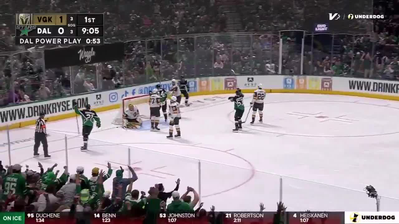 wyatt johnston at 22 years old has set the stars single season pp goal record at 23