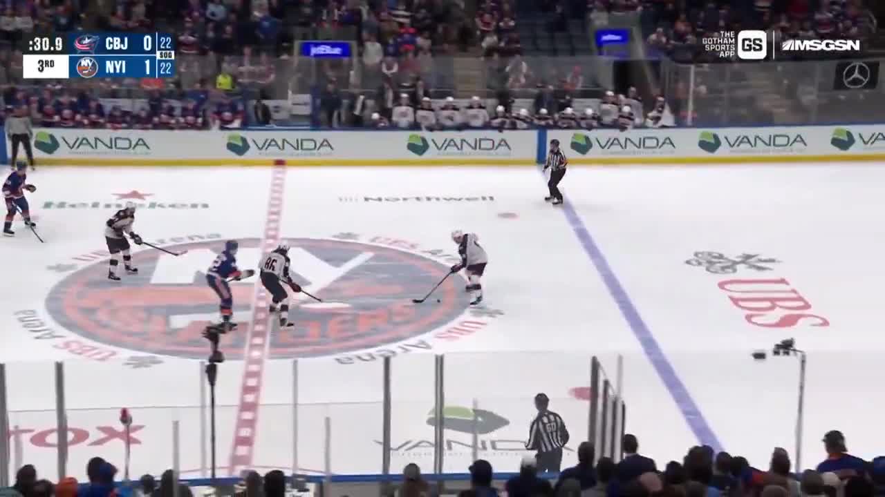 Schaefer defensive masterclass at the end helps the Islanders lock up a huge 2 points vs the Jackets