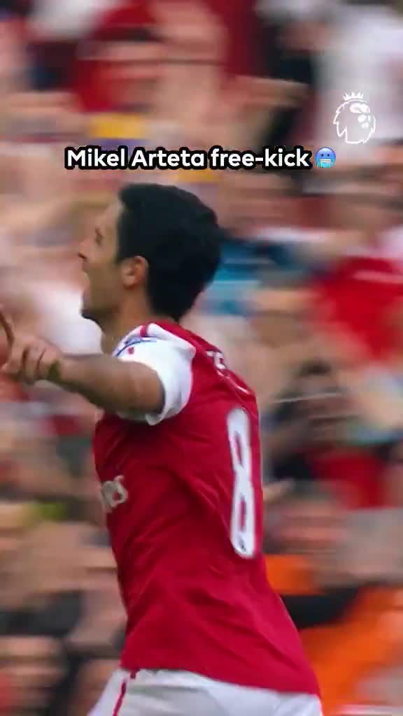 14 years ago today, Mikel Arteta scored a quality free-kick for Arsenal