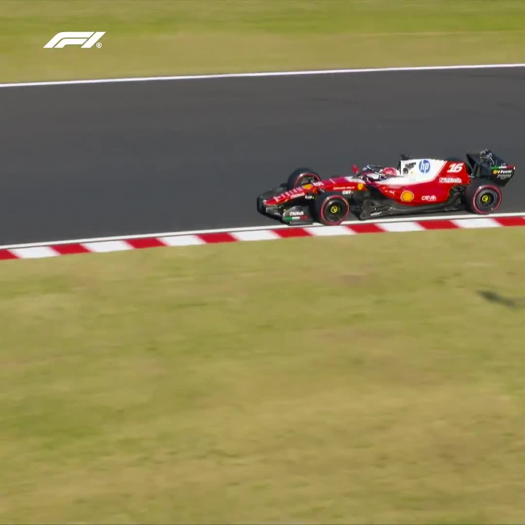 Charles was a bit squirrelly through the S Curves