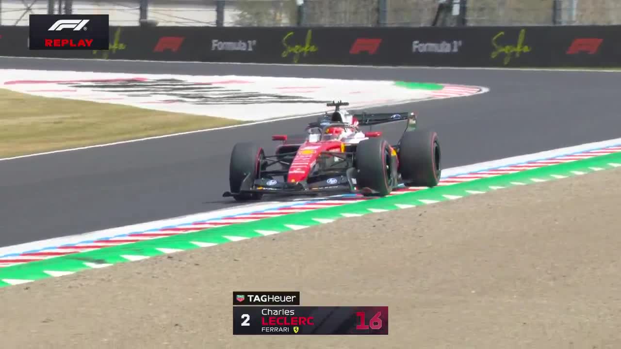 Rewind to Leclerc having a moment, or two!