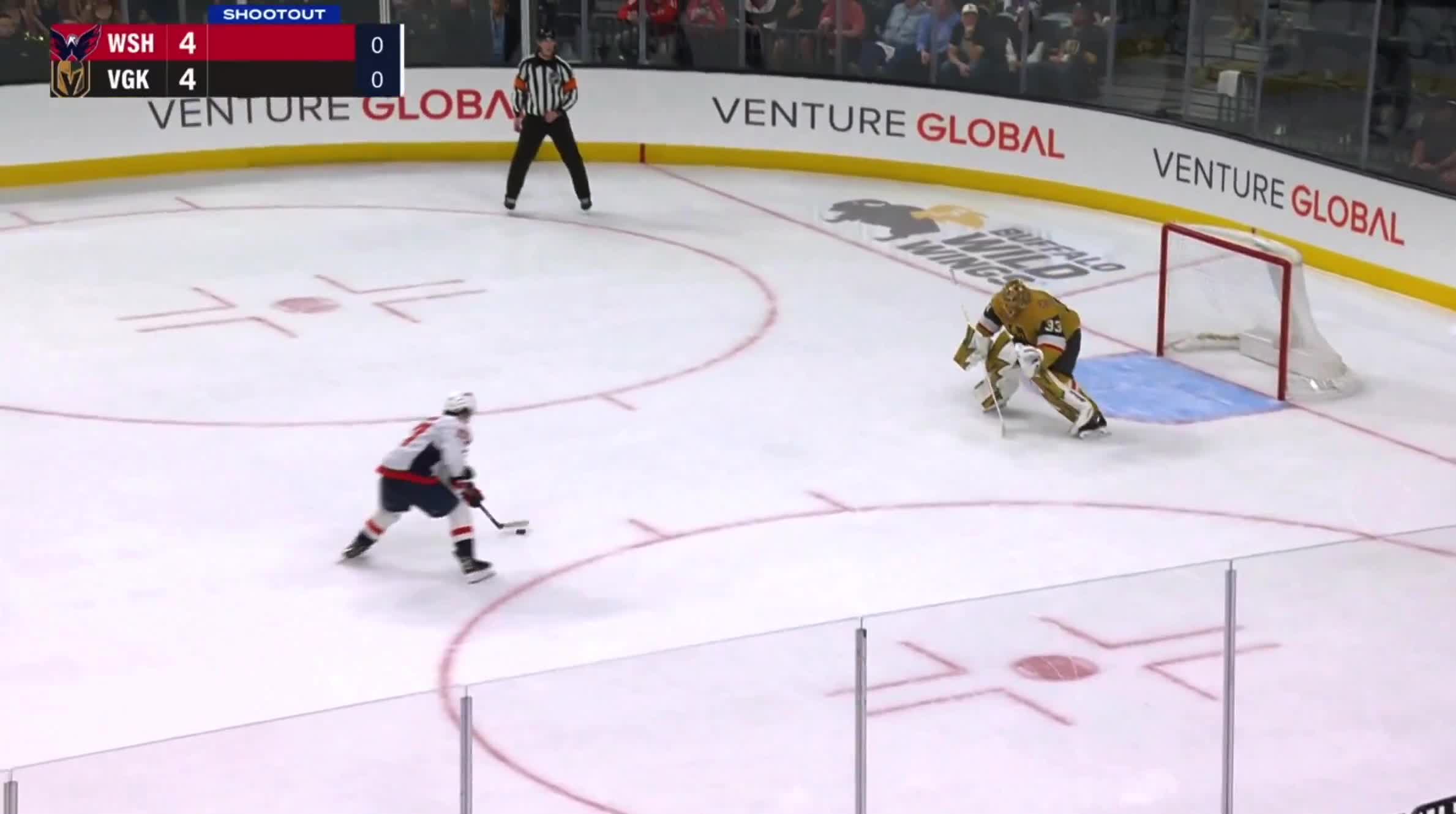 Dylan Strome scores the lone shootout goal as the Capitals win 2 points