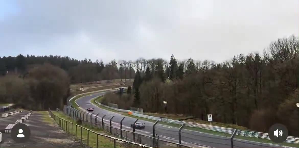 Max is already on track during the private testing in Nurburgring today