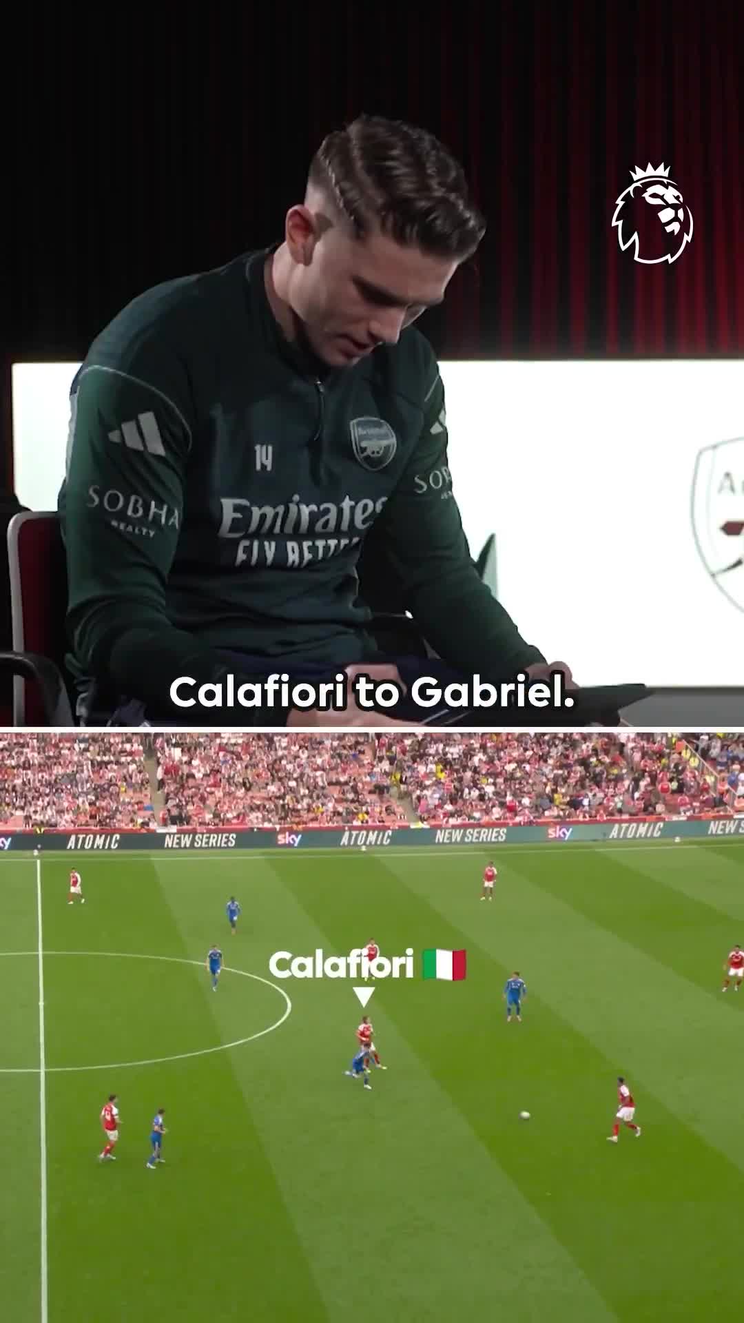 Viktor Gyökeres commentates on his first Premier League goal for Arsenal