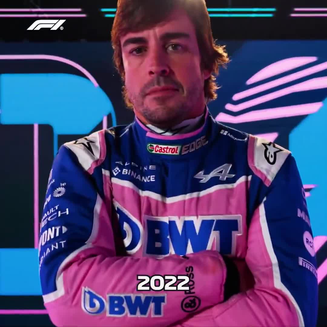 All the times Alonso has appeared in the current F1 anthem