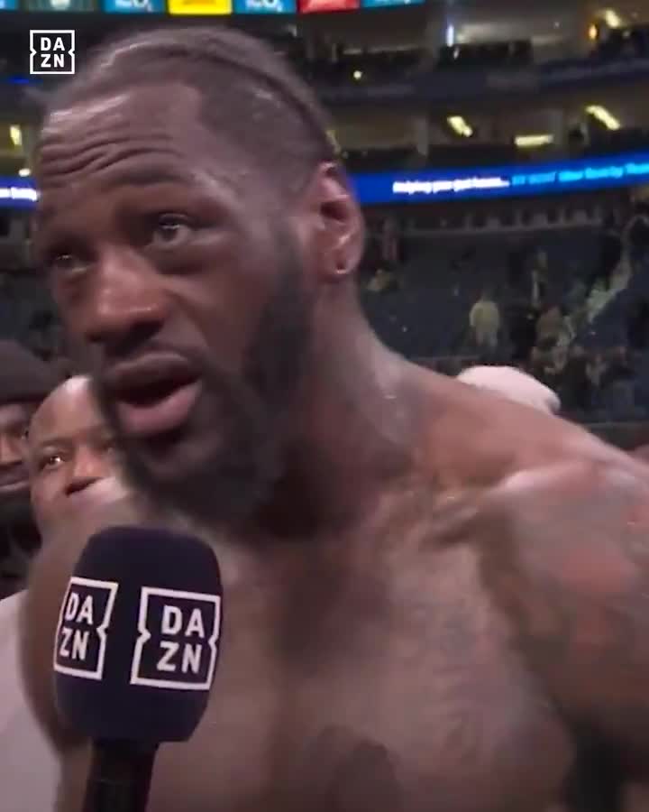 Post-match interview Deontay Wilder vs. Derek Chisora