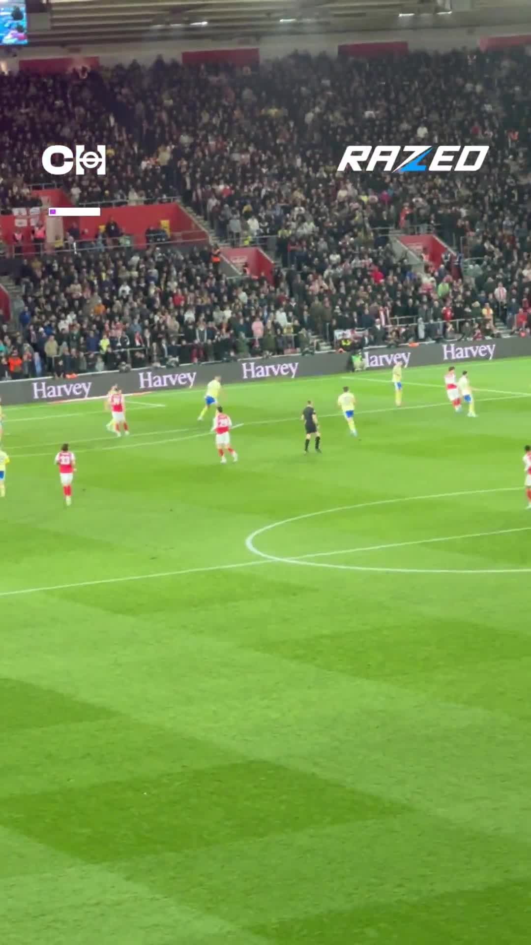 A different angle of Gyökeres’ goal