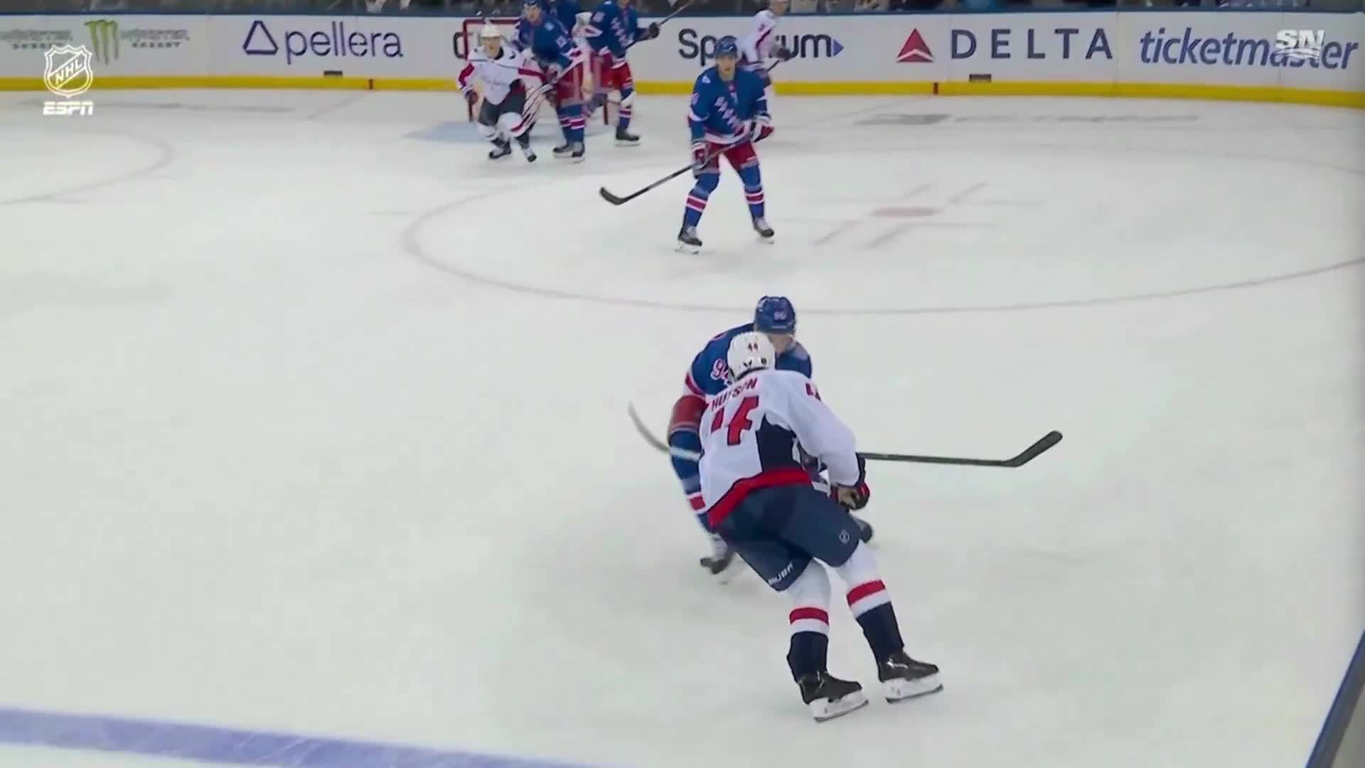 Cole Hutson just got to the NHL, and he’s already making guys look SILLY at the blueline