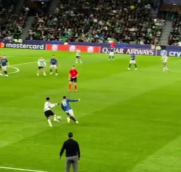 New angle of Kai Havertz’s goal and Mikel Arteta’s reaction.