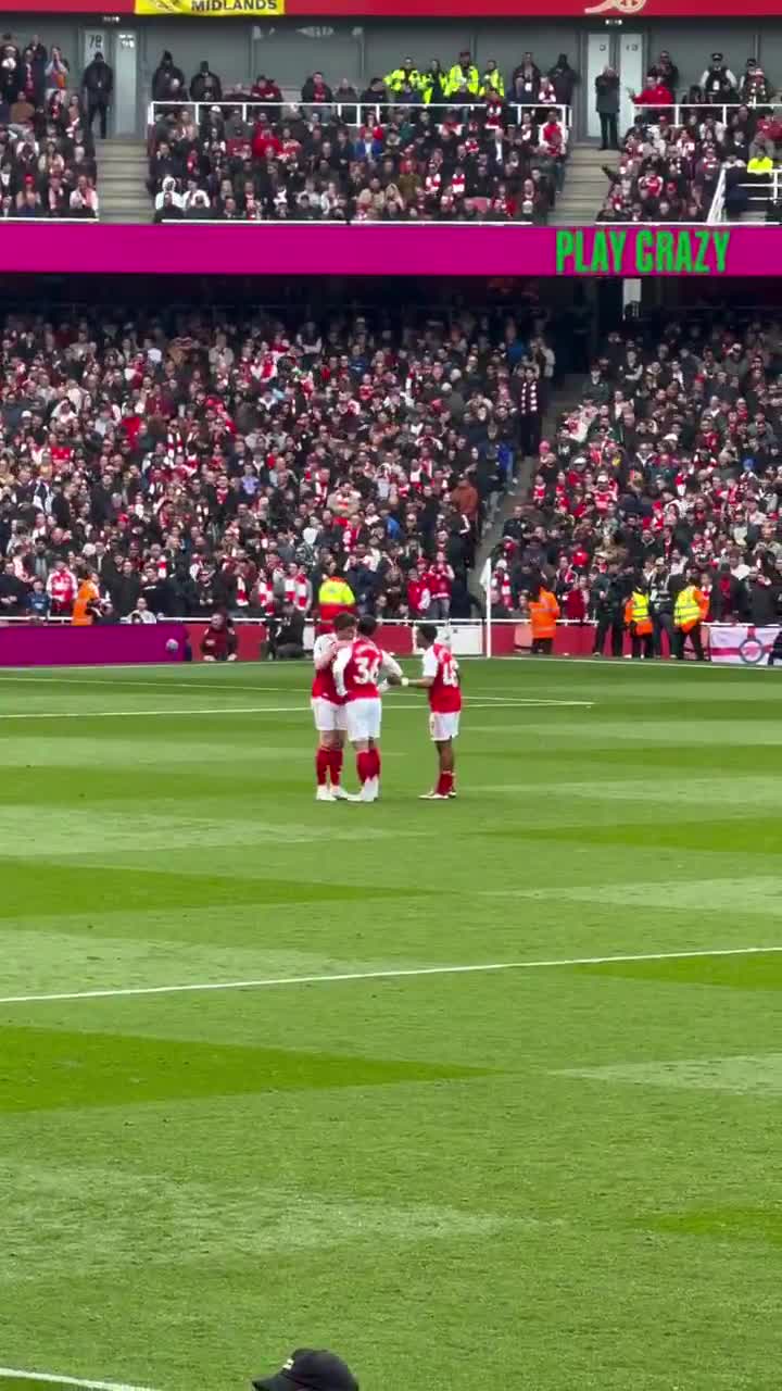Arsenal players were spotted consoling Martin Zubimendi during the match