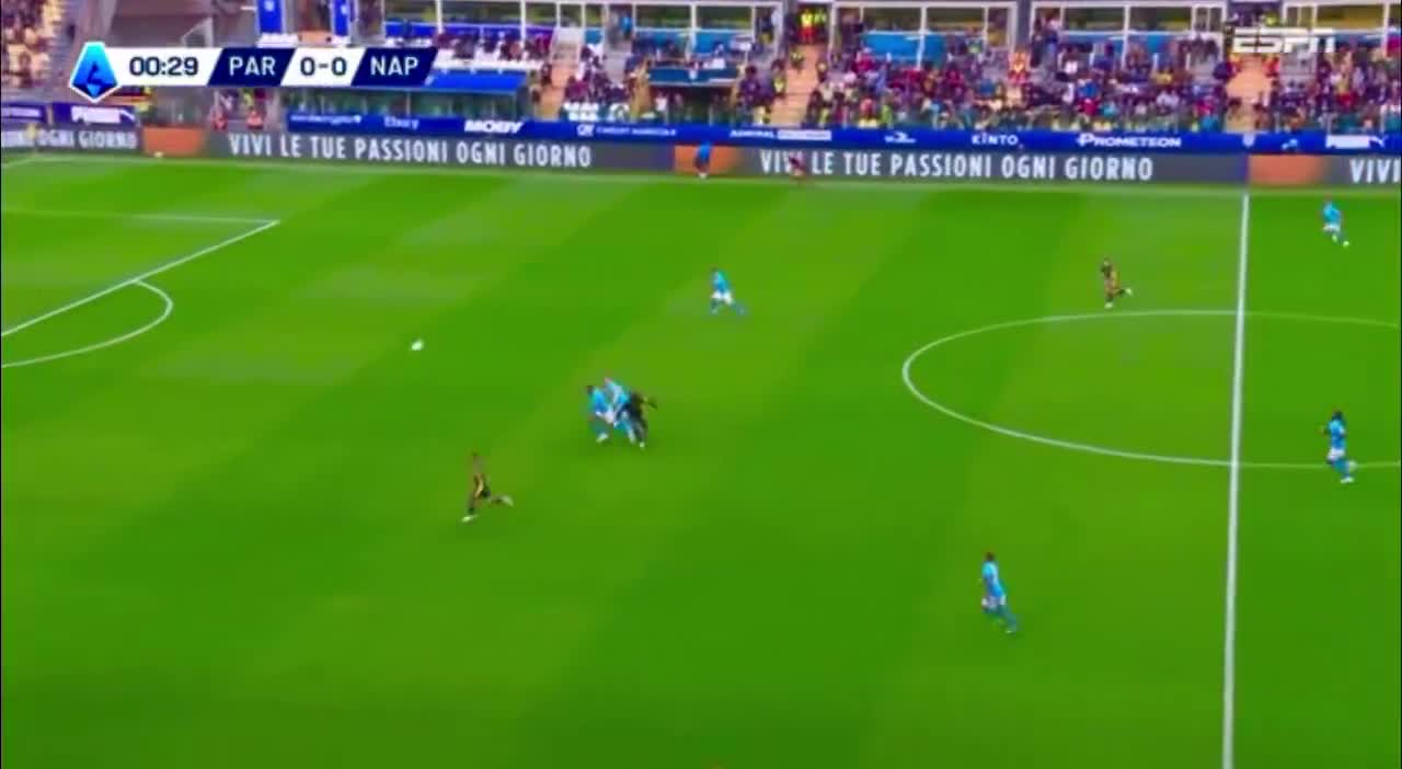 Parma 1 -  0 Napoli - Gabriel Strefezza 1'
