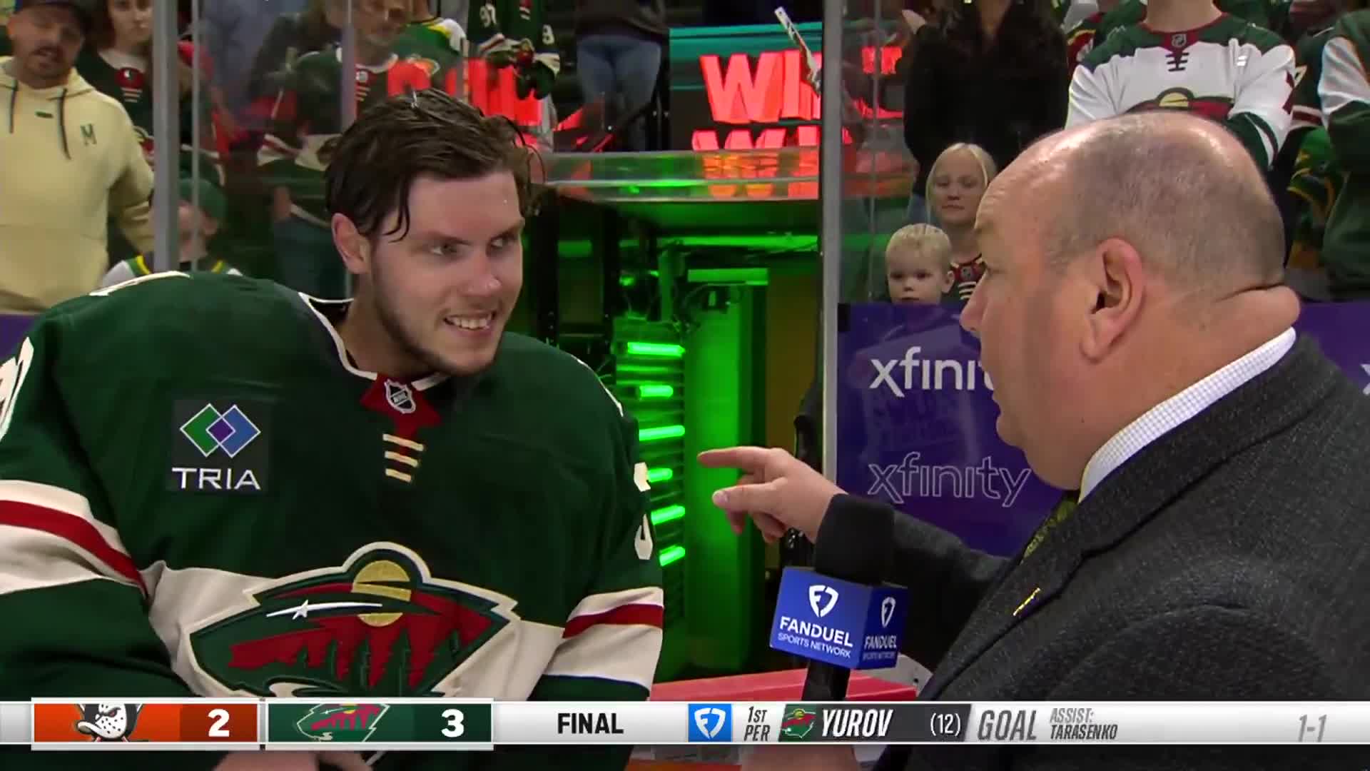 Wallstedt believes that it was actually his goalie partner Filip Gustavsson who sabotaged his jersey tonight