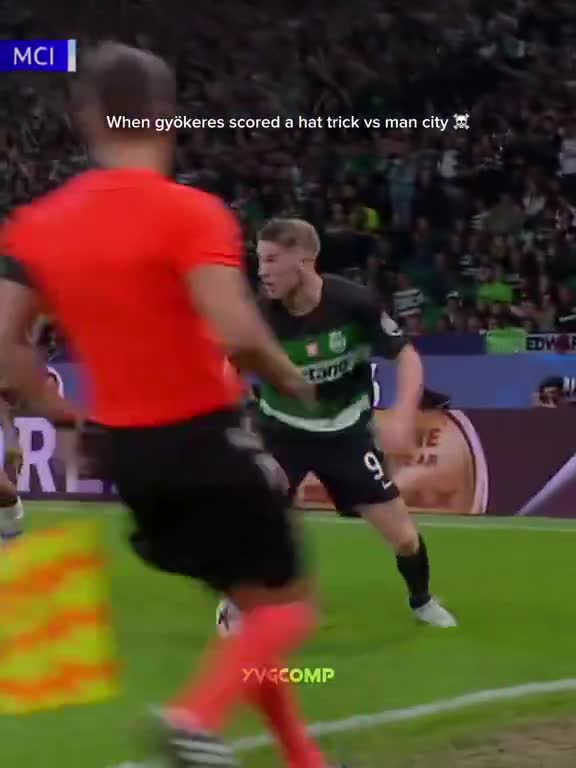 Viktor Gyökeres hat-trick vs Man City.