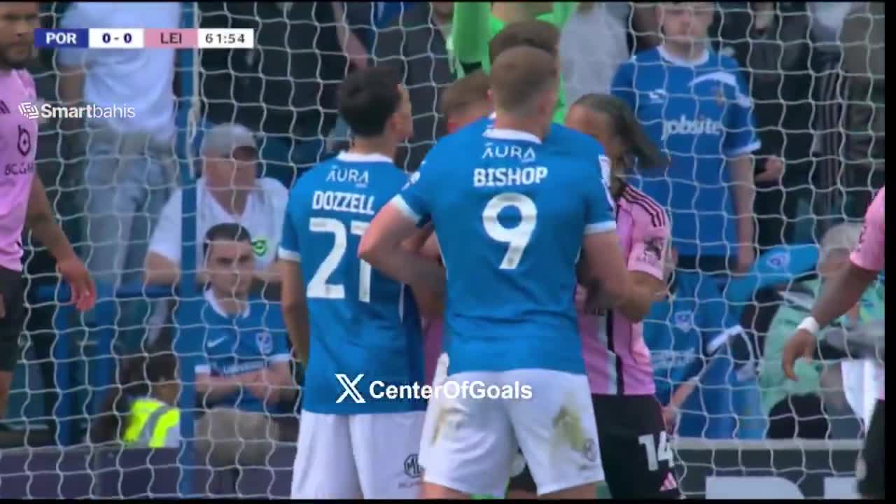 Portsmouth 1 - 0 Leicester City - Ibane Bowat 63'
