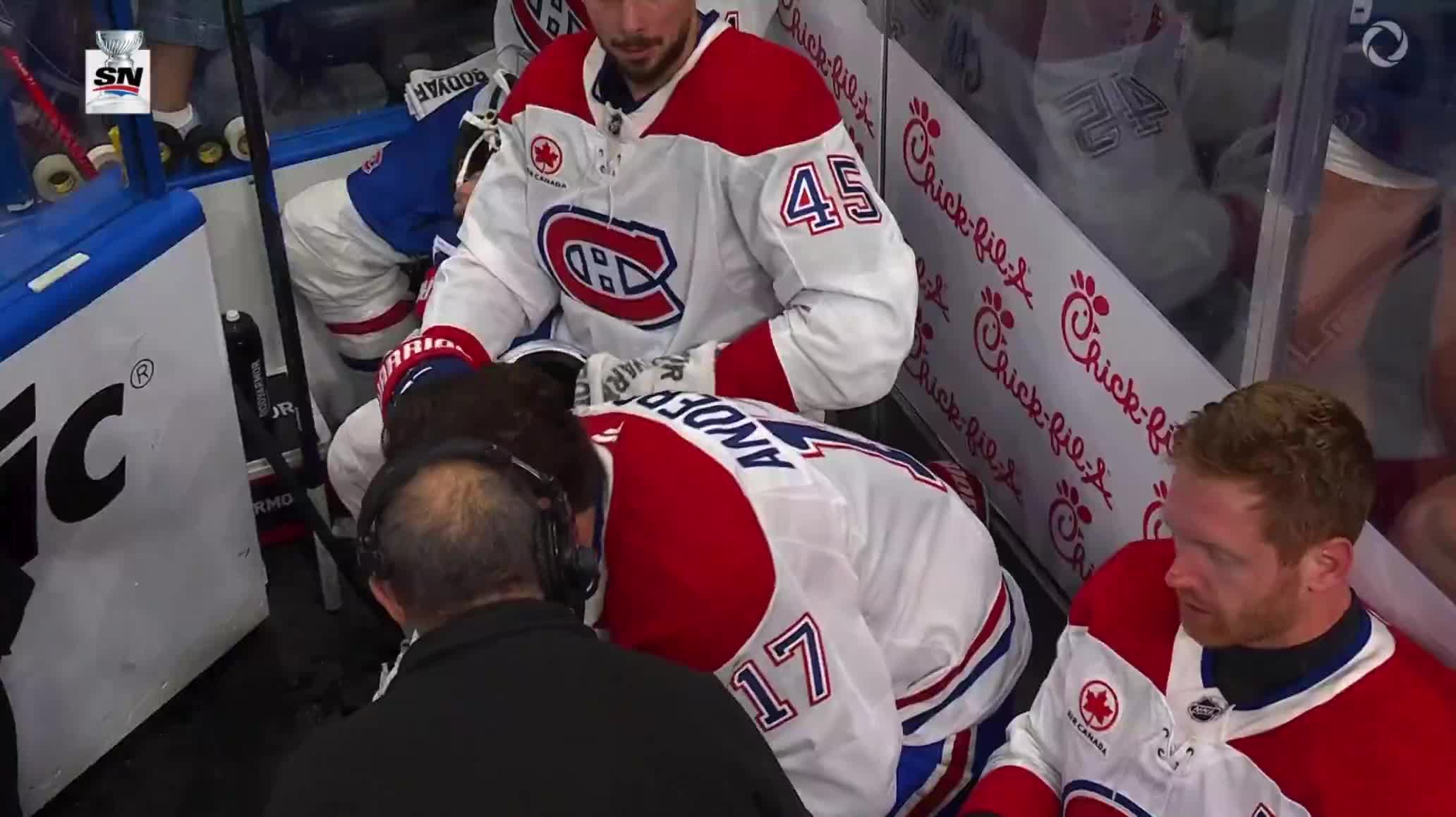 Corey Perry and Brandon Hagel were going off with the chirps in the penalty box
