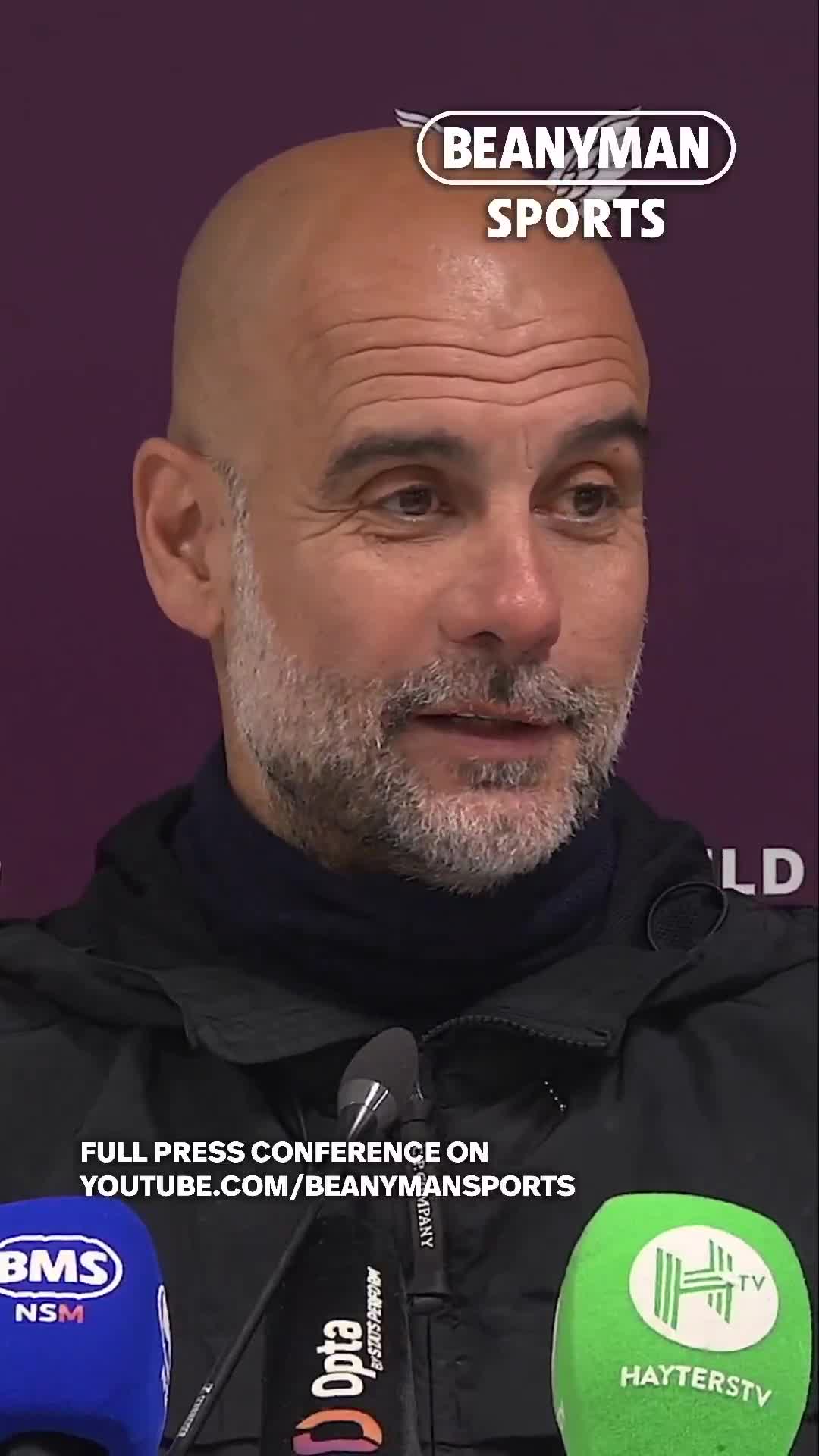 Pep Guardiola on Liam Rosenior's sacking at Chelsea