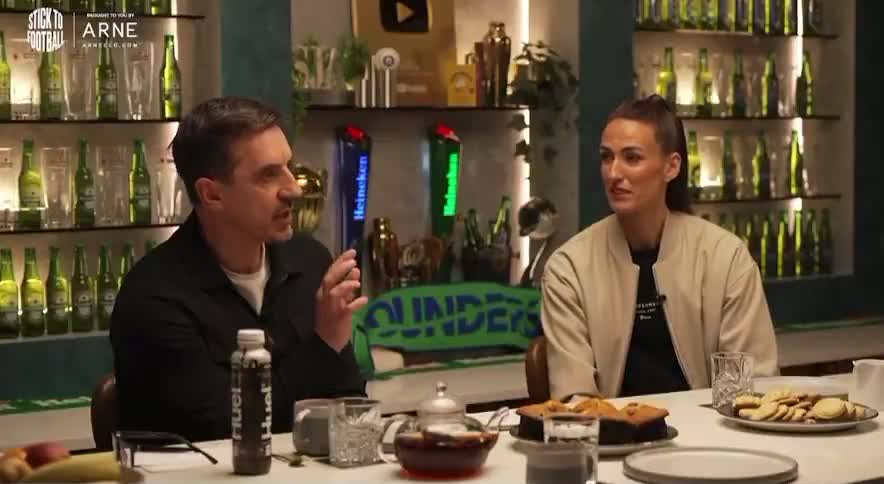 Gary Neville on Declan Rice saying “It’s not done!”