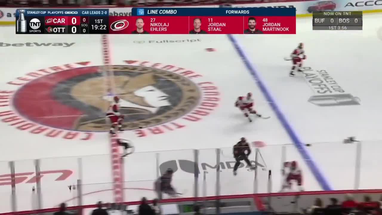 Fans of the Ottawa Senators chanted “BRADY BRADY BRADY” to start the game, and then Brady Tkachuk had a great look right in front.