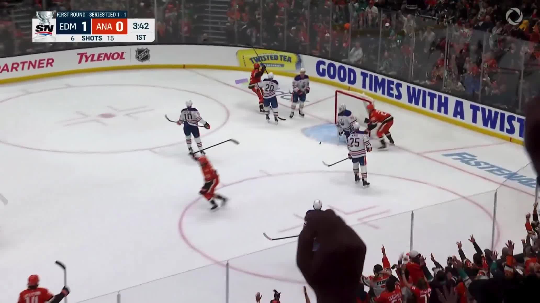 MASON MCTAVISH TIES IT UP FOR THE DUCKS