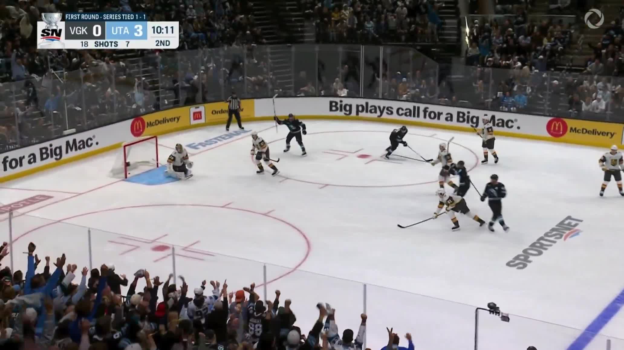 LAWSON CROUSE MAKES IT 4-0 MAMMOTH WITH HIS 2ND OF THE GAME