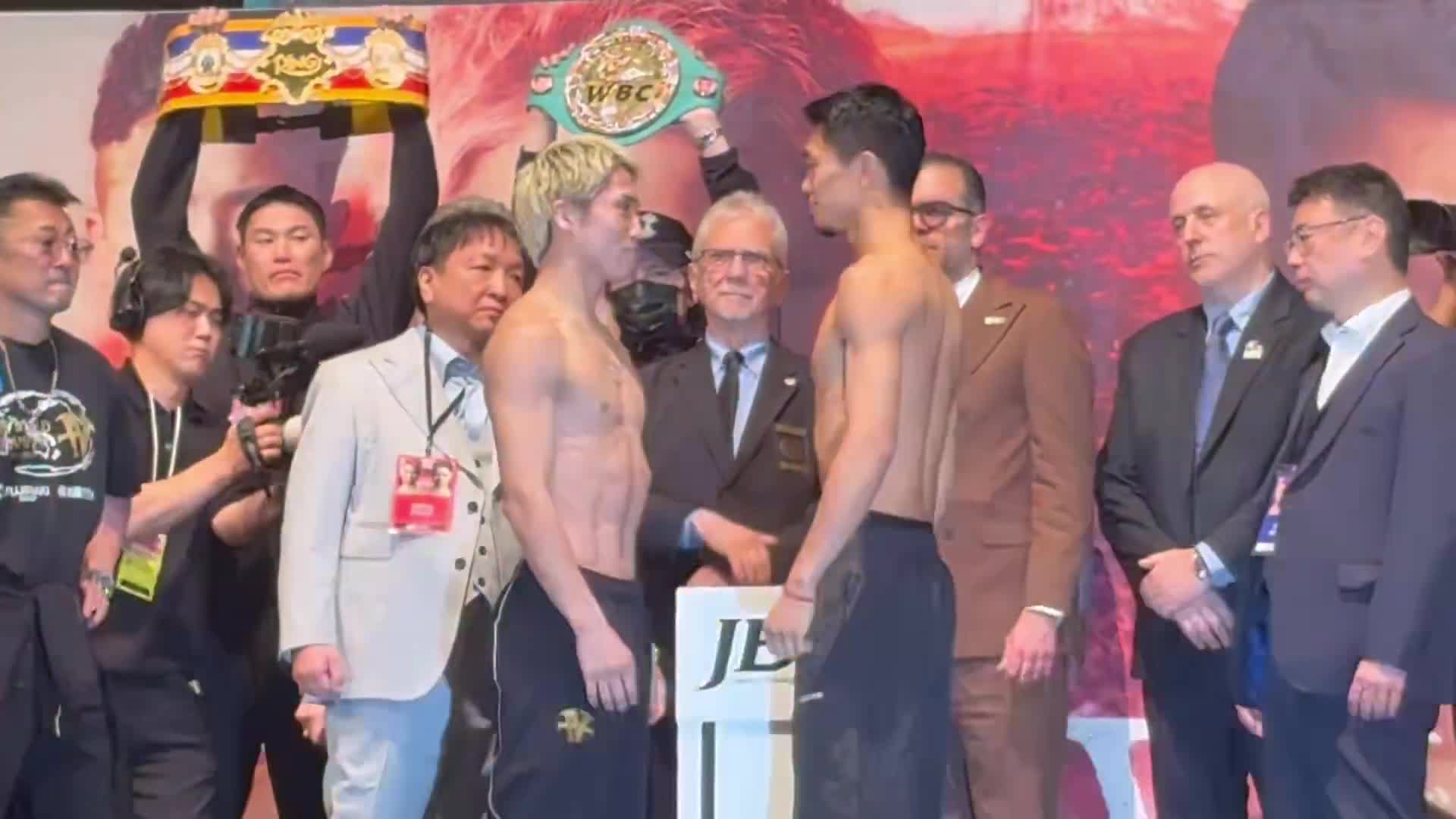 Naoya Inoue and Junto Nakatani both make weight and face off