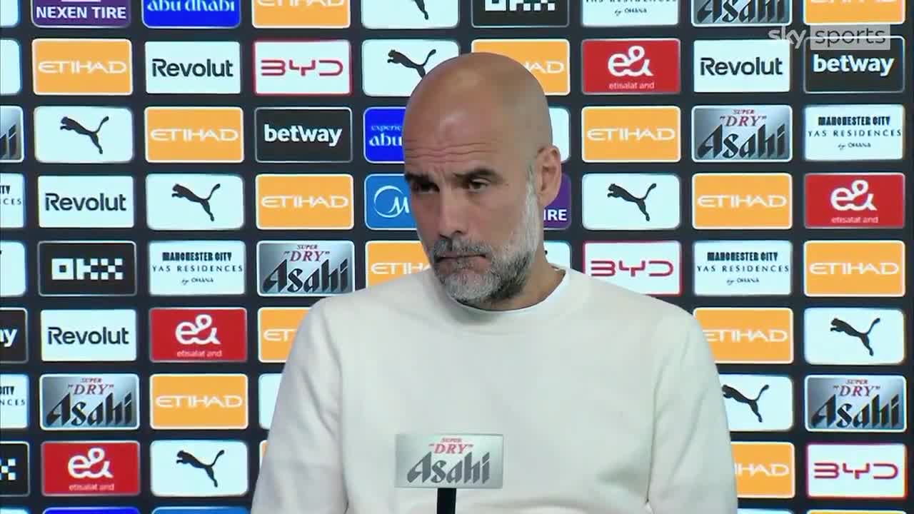 Pep Guardiola on Manchester City’s fixture schedule across competitions and whether they could request a postponement like PSG in Ligue 1.