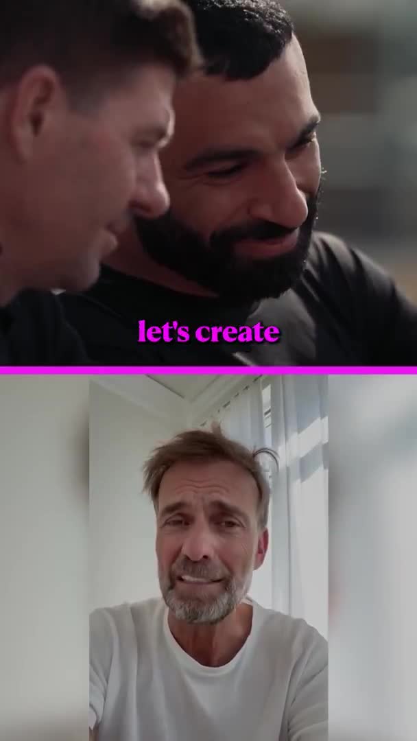 A video message from Jürgen Klopp to Mo Salah