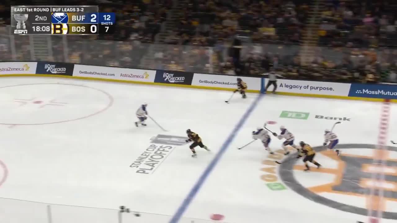 PASTA GIVES THE BRUINS LIFE WITH THEIR FIRST GOAL