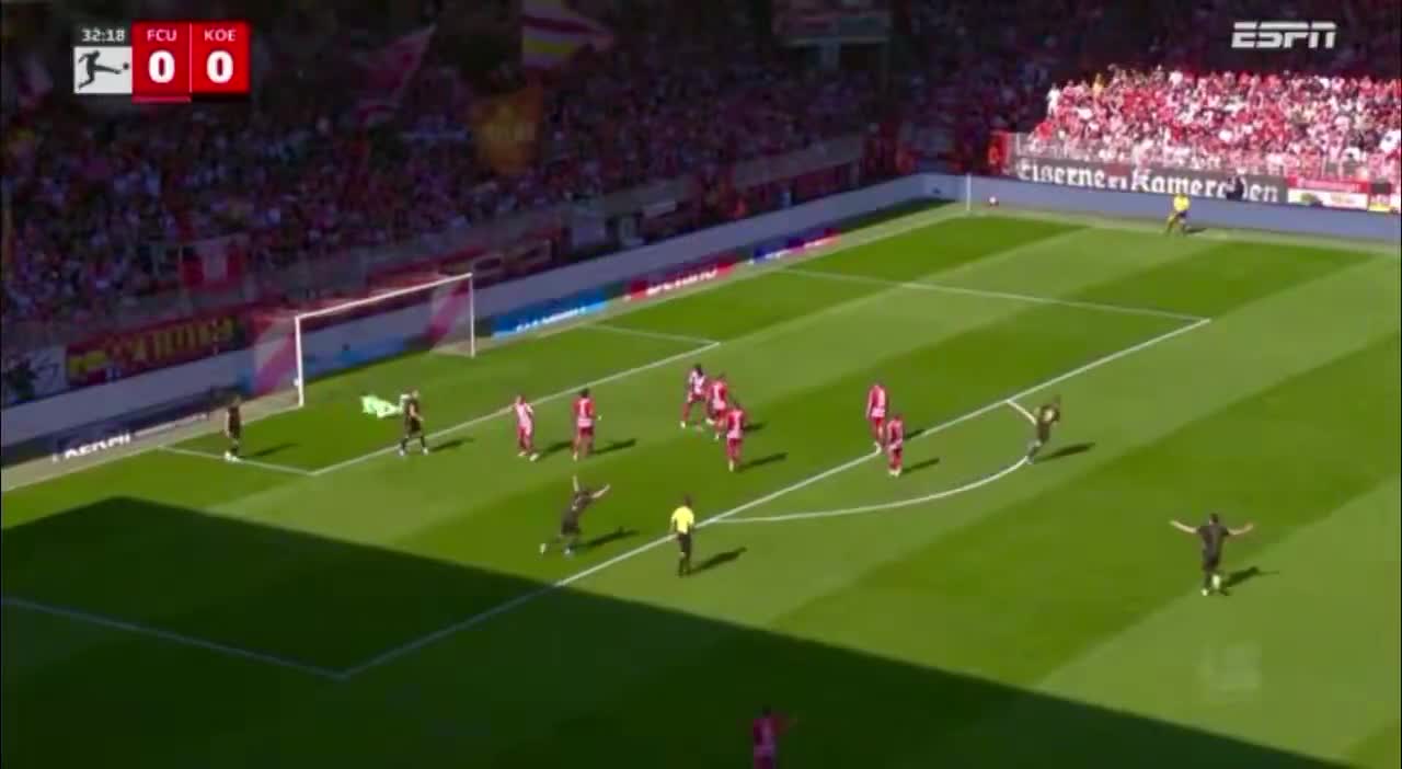 Union Berlin 0 - 1 Koln - Marius Bulter 33'