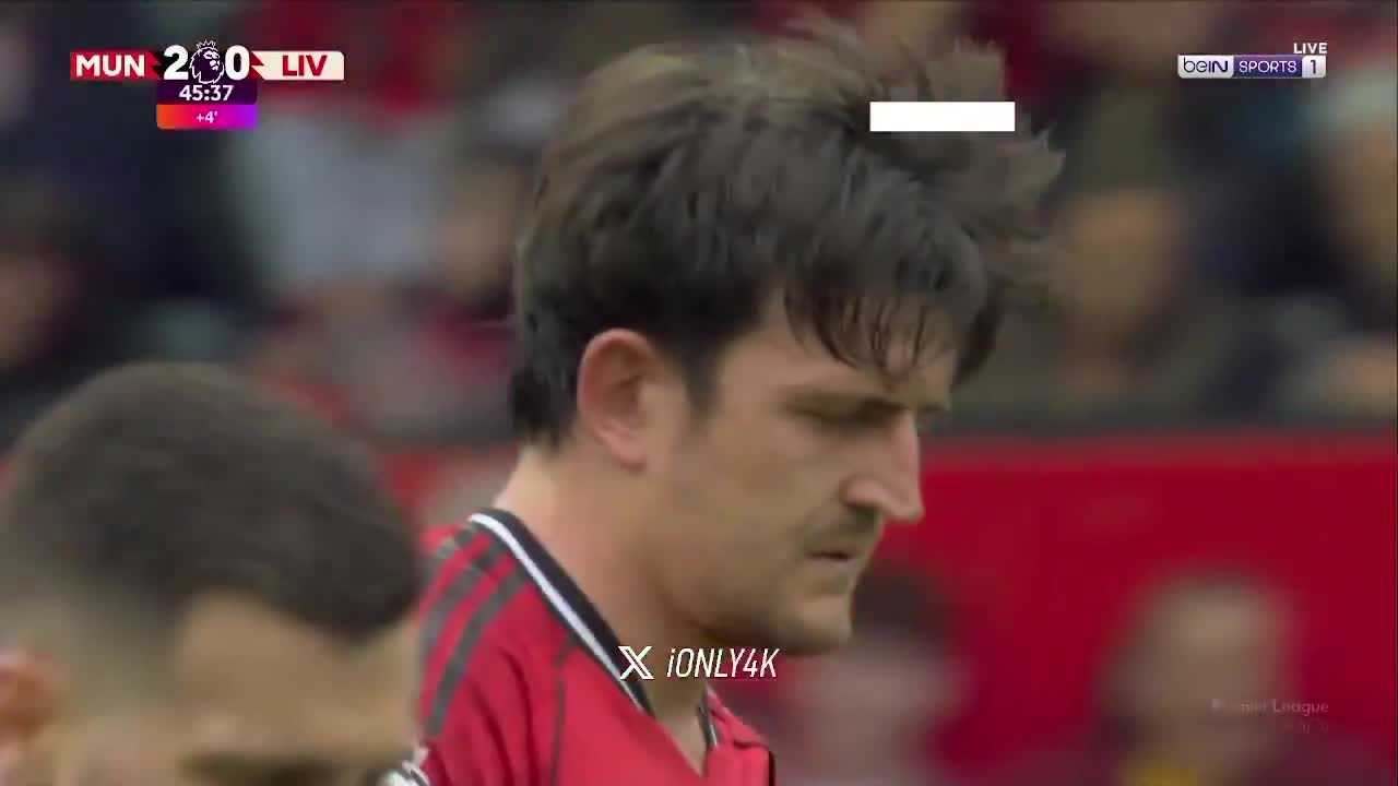 Maguire blocks Liverpool’s shot
