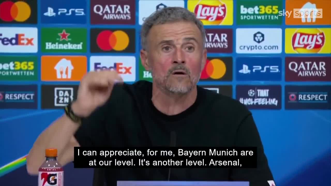 Luis Enrique on facing Arsenal in Champions League final