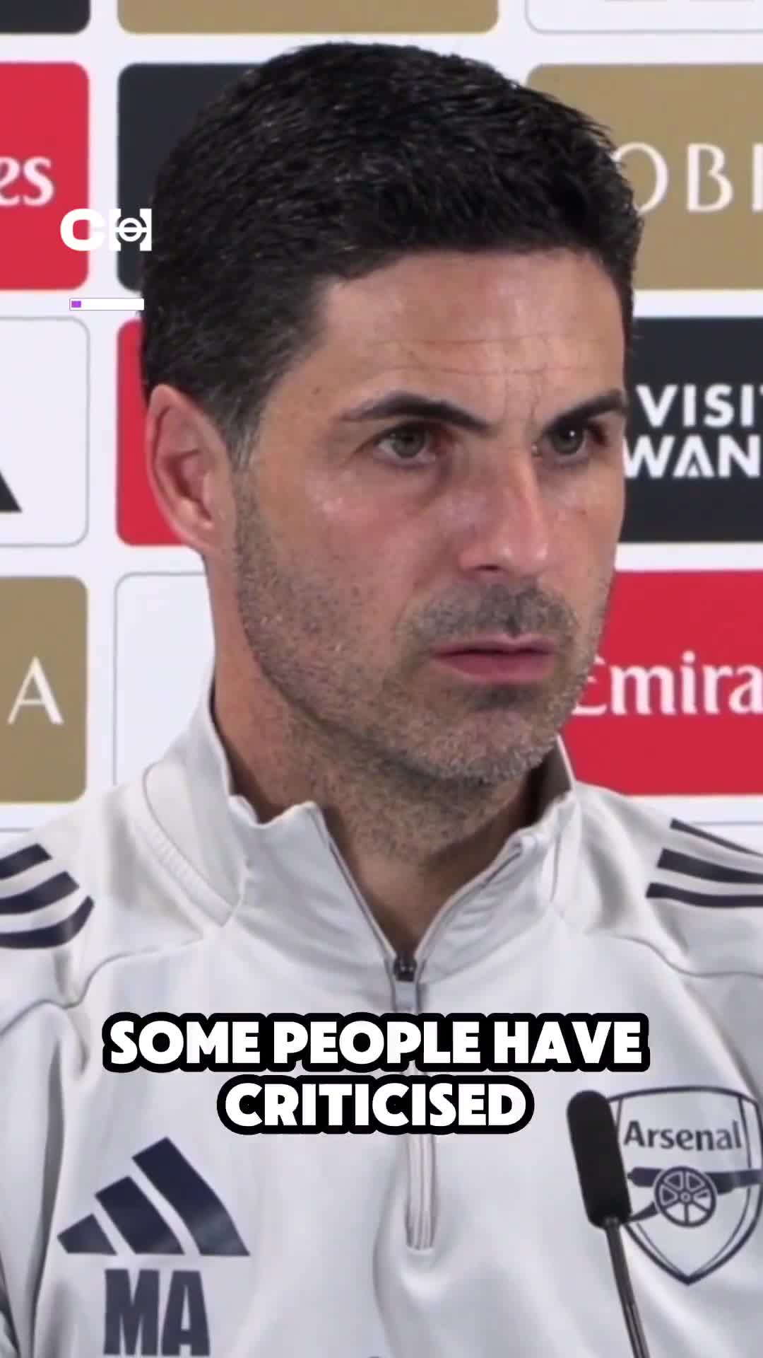 Mikel Arteta on criticism that Arsenal are over-celebrating
