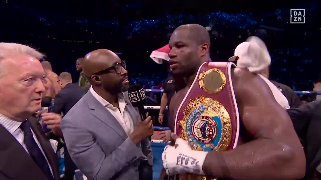 Fabio Wardley vs. Daniel Dubois post-fight interview