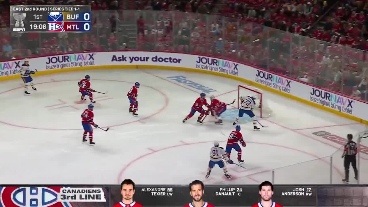 TAGE THOMPSON SILENCES THE CROWD 53 SECONDS IN WITH THE OPENING GOAL