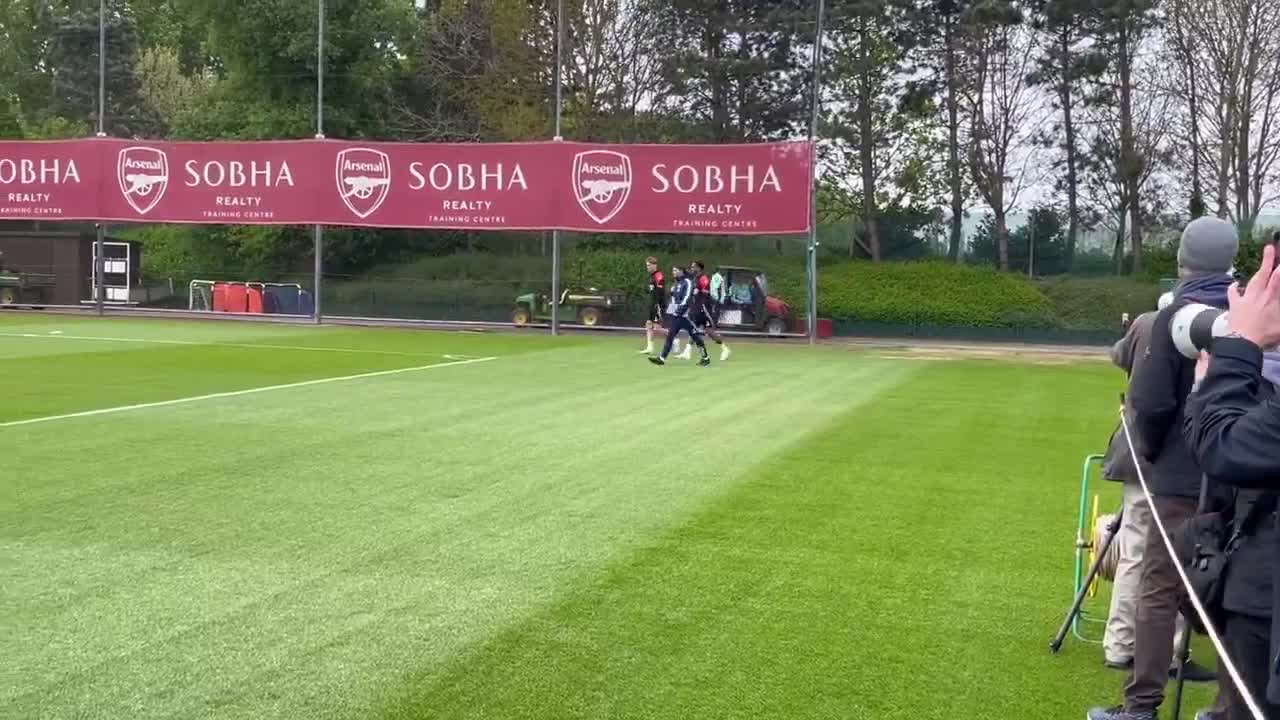 So good to see Pastor Timber back in training